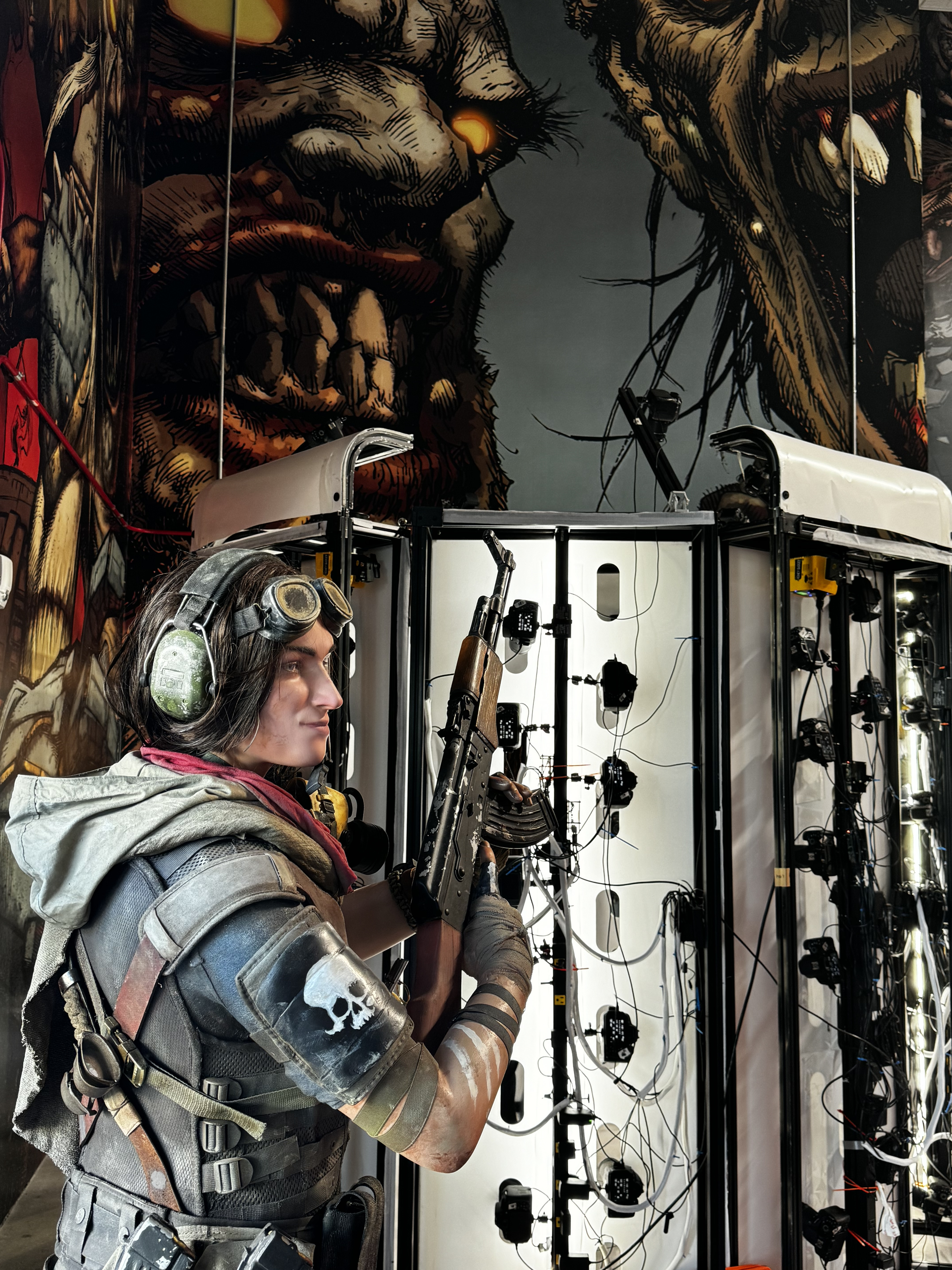 On-set production still from an Activision campaign