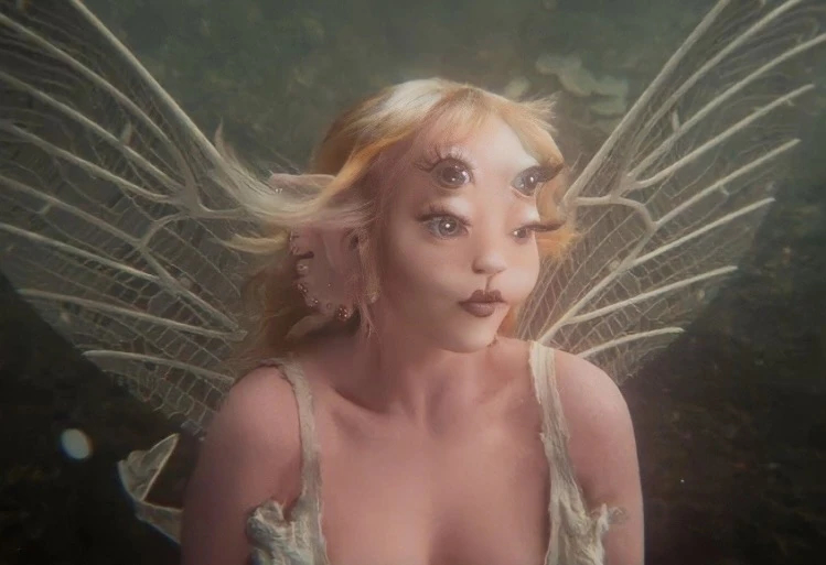 Sony Music video still — digital character work built from full-body artist scans